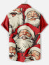 Men's Christmas Funny Graphic Short Sleeve Hawaiian Shirt